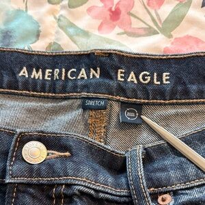 American Eagle Outfitters Dark Blue Stretch Jeans Women’s Size 10